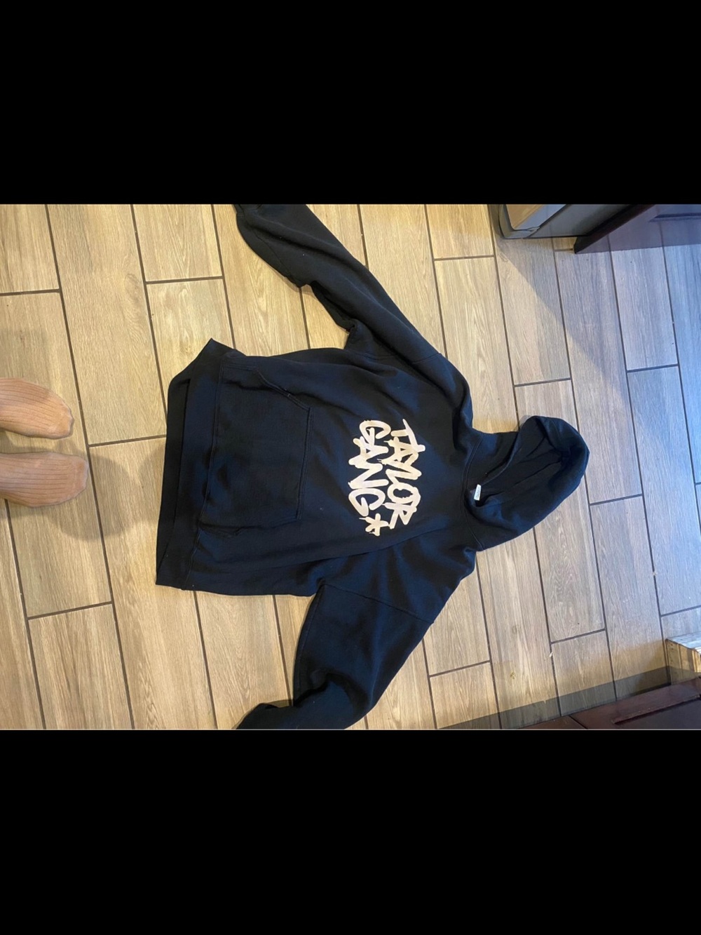 Black Graphic Hoodie Sweatshirt - Men TAYLOR GANG